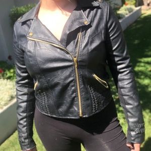 Black Pleather Jacket